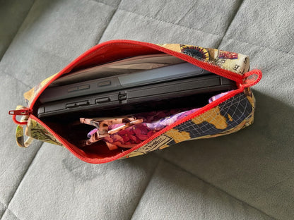 Travel-Themed RFID Phone Purse Wristlet
