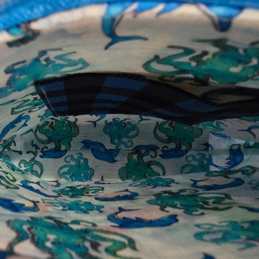 Ocean themed pouch: coin/money holder: travel bag: key chain: baby ocean creature clutch